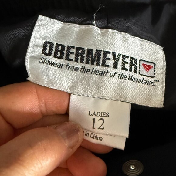 Obermeyer Snow Snowboarding Ski Anchorage-Fc Pants Women's Size 12 Black Pockets - Picture 10 of 11